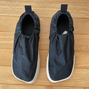 MM6 Maison Margiela Black Covered Slip-On Sneakers